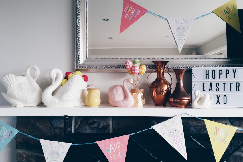 Daily Look | Our Easter Mantlepiece