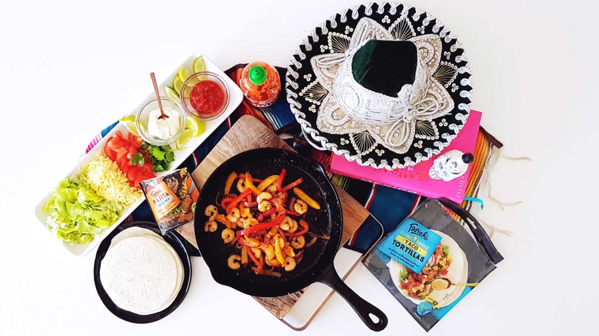 Midwinter Mexican – Sizzling Shrimp Fajitas Recipe