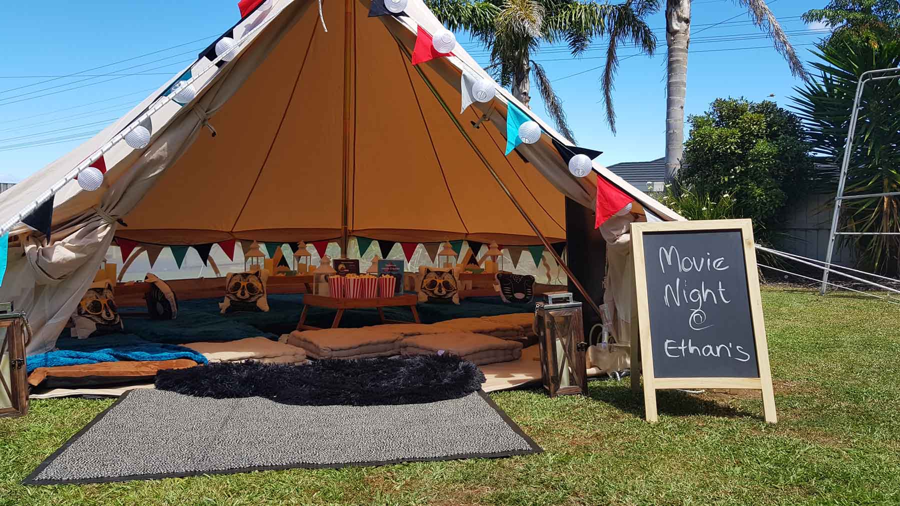 New Zealand's Top Mummy Blogger Parenting Travel Blog Family yarns Kiwi Kids Glamping Party Bell Tent